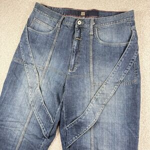 Vintage Marithe Francois Girbaud Shorts Men's 36 Long Zip Cargo Pockets Baggy